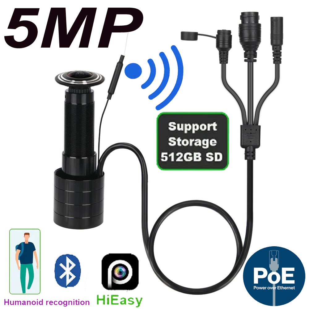 Peephole Camera Viewer - Cámara IP POE de ojo de