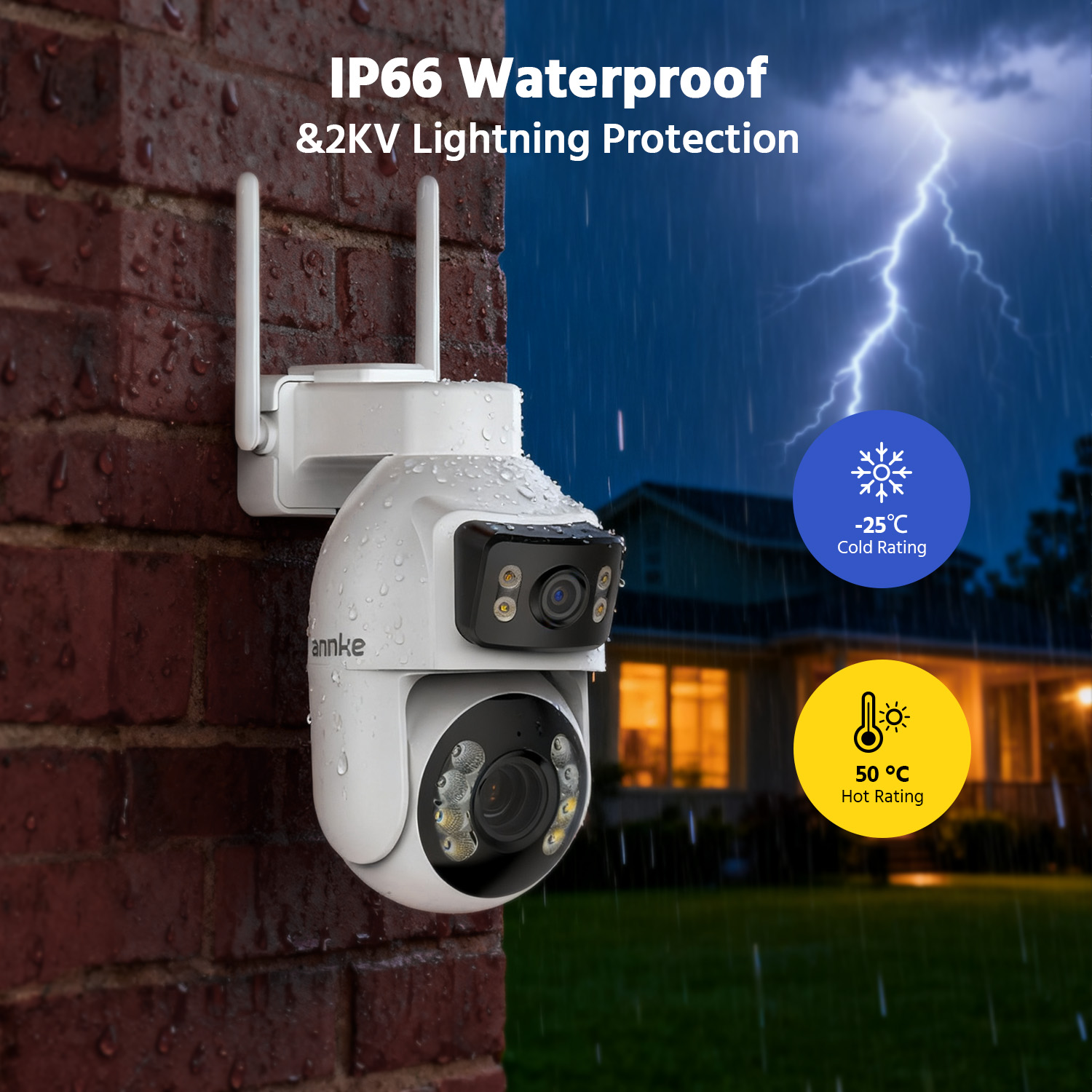 Home Security Google Camera - Cámara de Seguridad ANNKE PTZ de