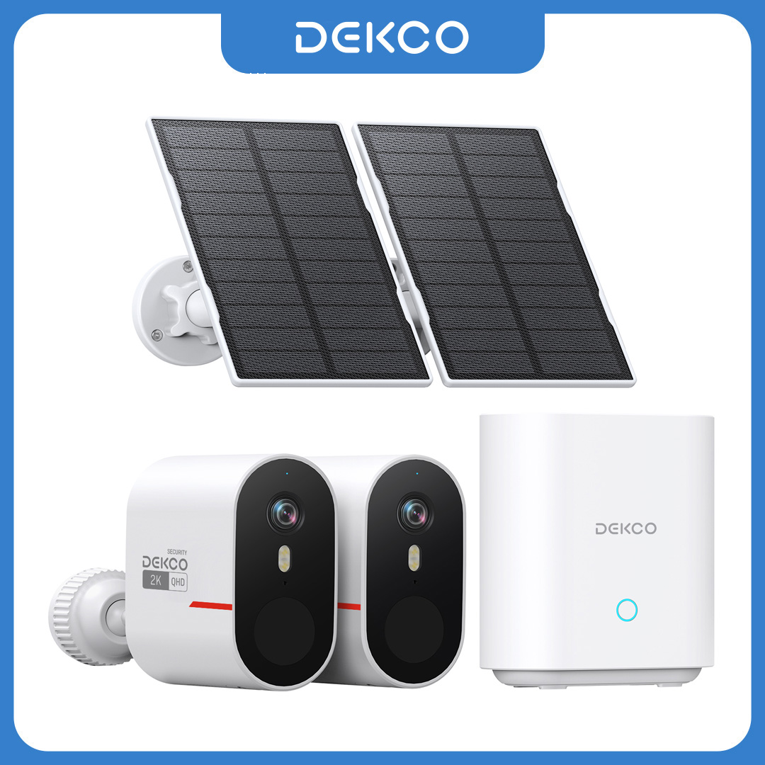Home Security Systems Wireless - Sistema de Cámara Solar WiFi Dekco