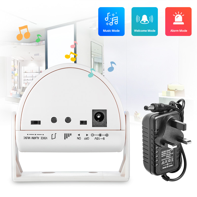 Home Security Options - Timbre de timbre infrarrojo inalámbrico, 32