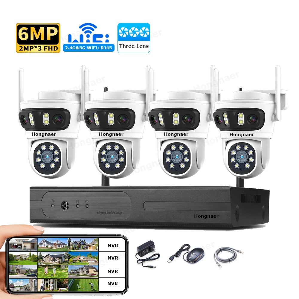 Home Security Systems Wireless - Kit de Sistema de Cámara de