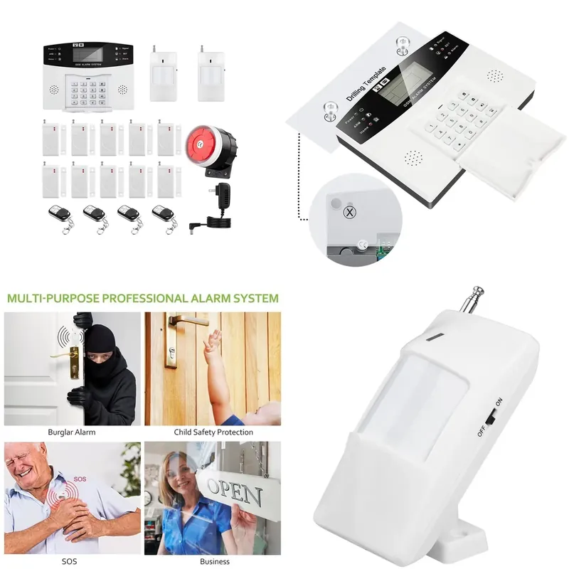 Home Security Systems Wireless - Kit de Alarma Antirrobo para Casa,