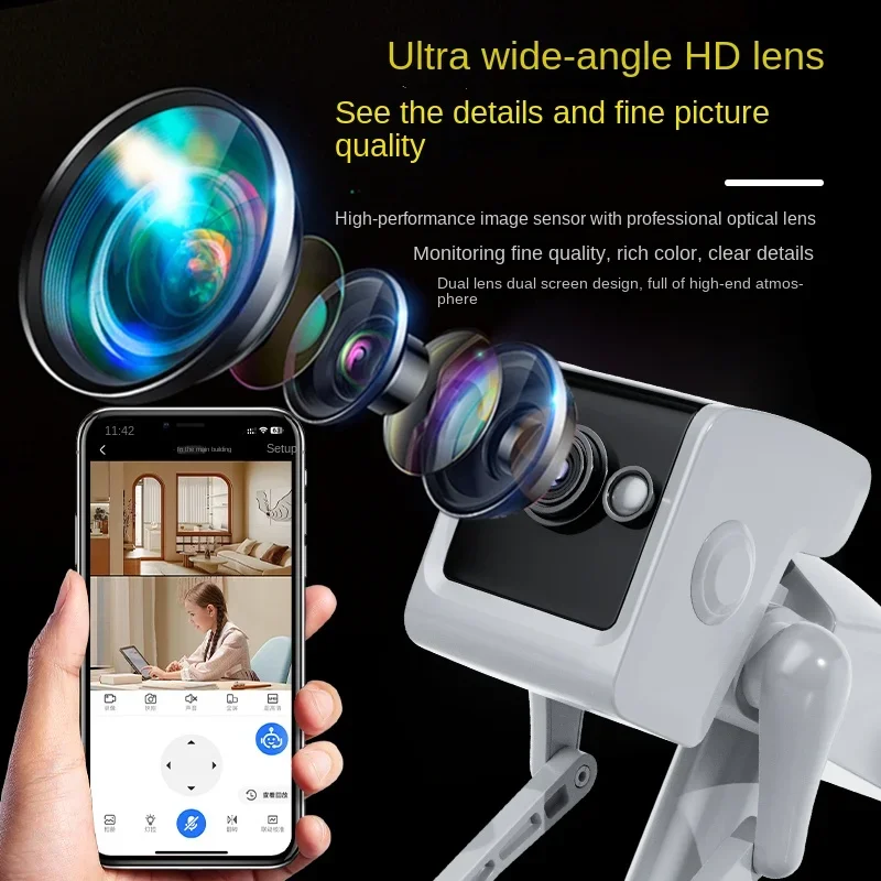 Home Security Robot - Cámara IP de 2MP, Robot inalámbrico