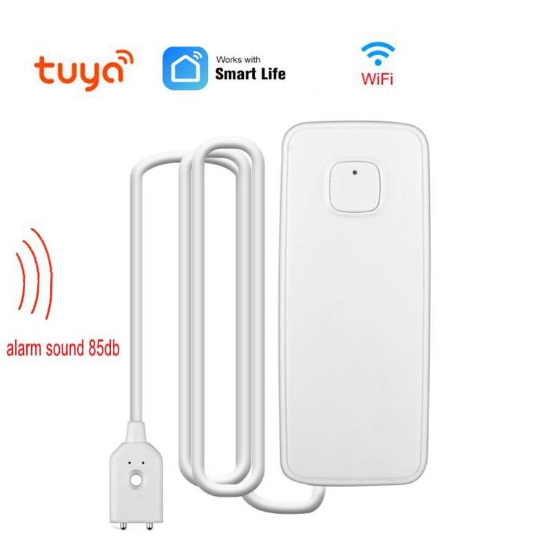 Home Security With Ai - Tuya-Sensor inteligente de fugas de agua