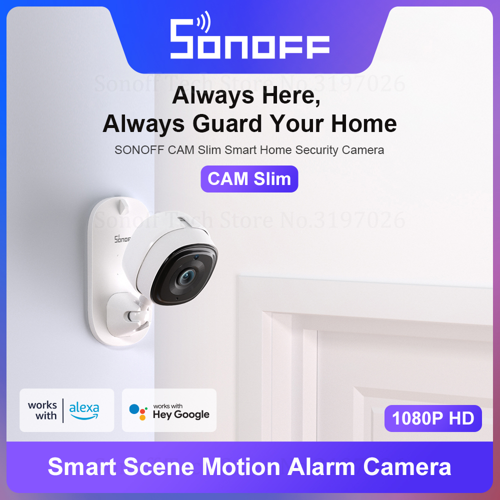 Home Security Google Camera - SONOFF 1080P HD Wi-Fi IOT cámara