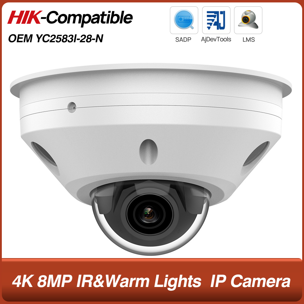 Home Security Hikvision - Cámara IP ojo de pez 4K