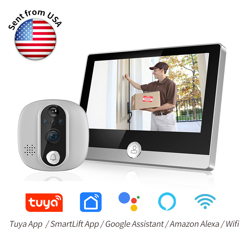 Peephole Camera Viewer - Cámara de Videoportero Inteligente KAK con