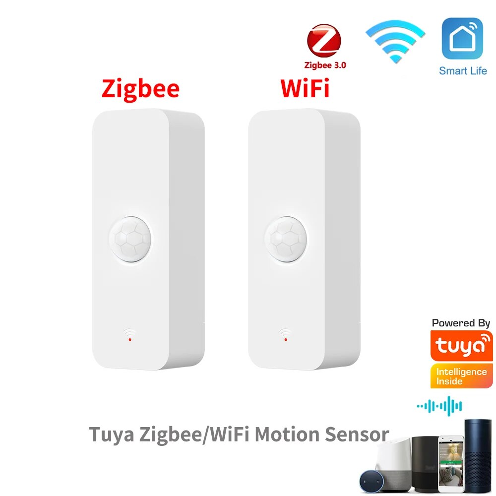 Home Security With Ai - Tuya-Sensor de movimiento Zigbee PIR para