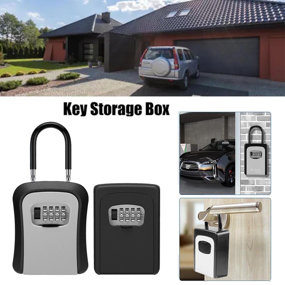 Home Security Key Box - Caja de almacenamiento de llaves montada