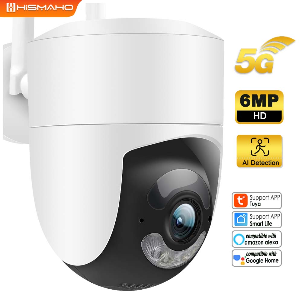 Home Security Google Camera - Cámara IP Tuya 5G WIFI 6MP