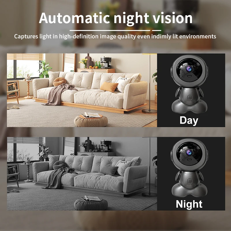 Cámara de Vigilancia WiFi de 8 - Home Security Robot reseña y precio
