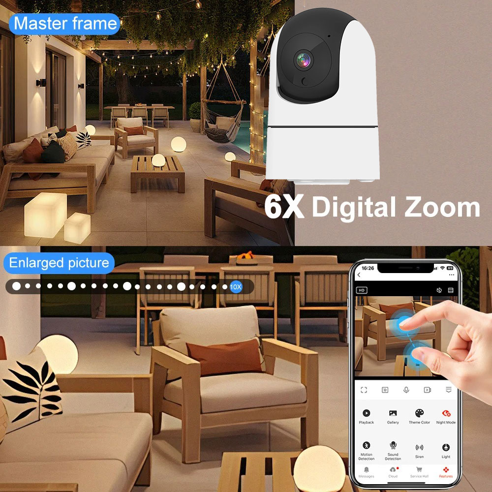 Mini Cámara IP 2K 6MP 5G Wifi  - Home Security Google Camera reseña y precio