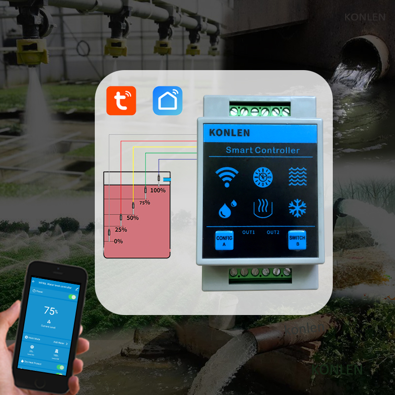 KONLEN Tuya Sensor de nivel de - Home Security With Ai reseña y precio