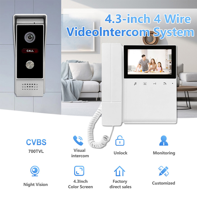 Monitor TFT de 4,3 pulgadas, i - Peephole Camera Viewer reseña y precio