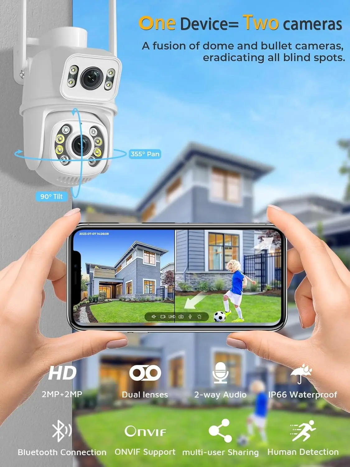 Cámara de Vigilancia WiFi PTZ  - Home Security Google Camera reseña y precio