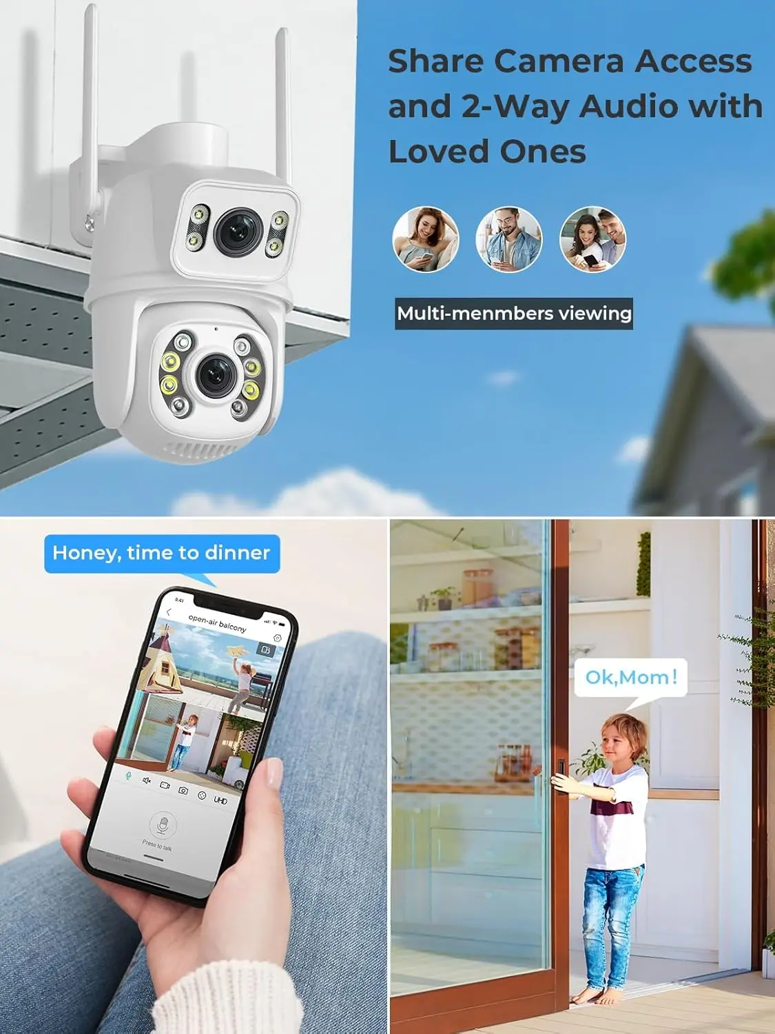 Cámara de Vigilancia WiFi PTZ  - Home Security Google Camera reseña y precio