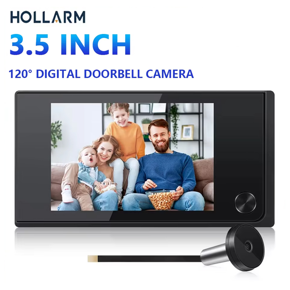 Hollarm-cámara con timbre inal - Peephole Camera Viewer reseña y precio