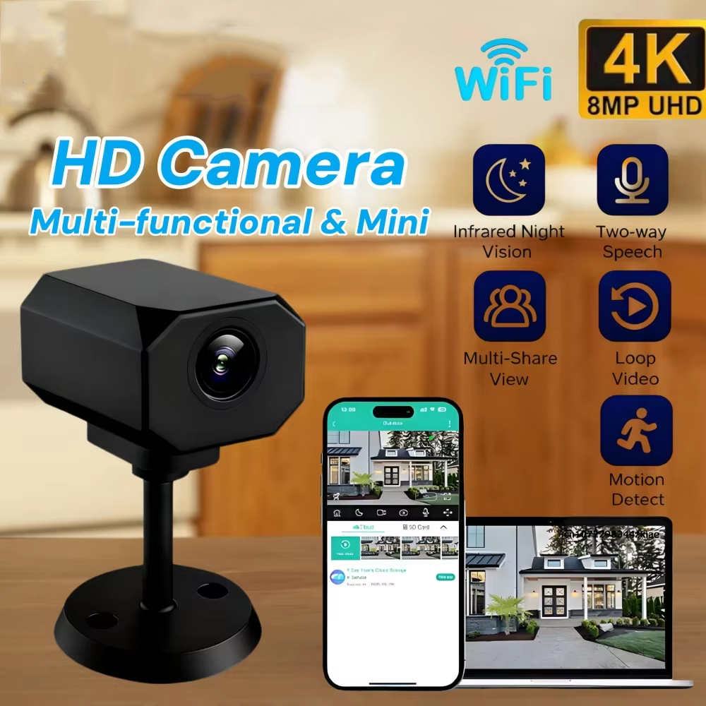Cámara de seguridad WiFi 4K HD - Home Security App reseña y precio