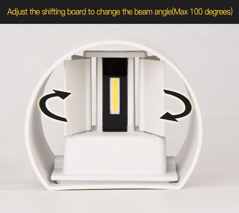 IP65 impermeable 6W 12W COB LE - Home Security Yard Sign reseña y precio