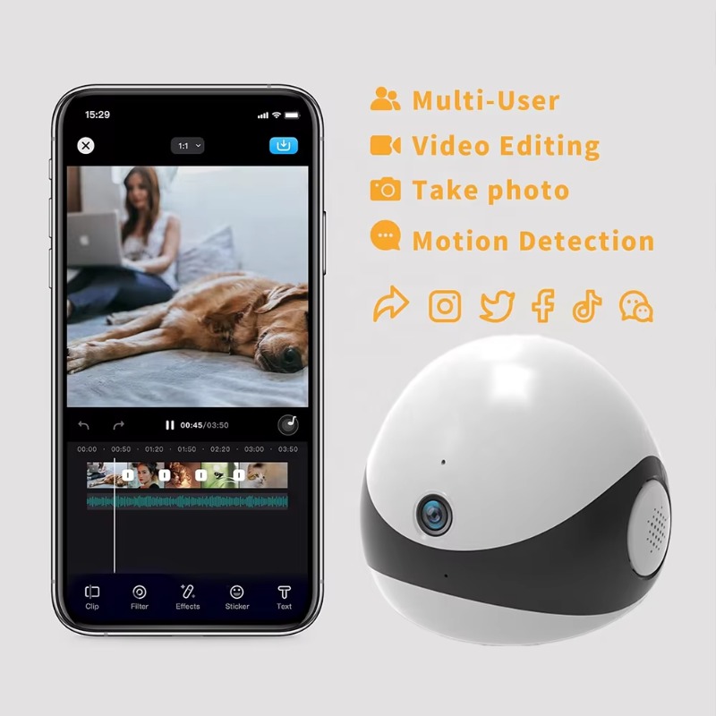 Cámara Robot Inalámbrica 2K HD - Home Security Robot reseña y precio