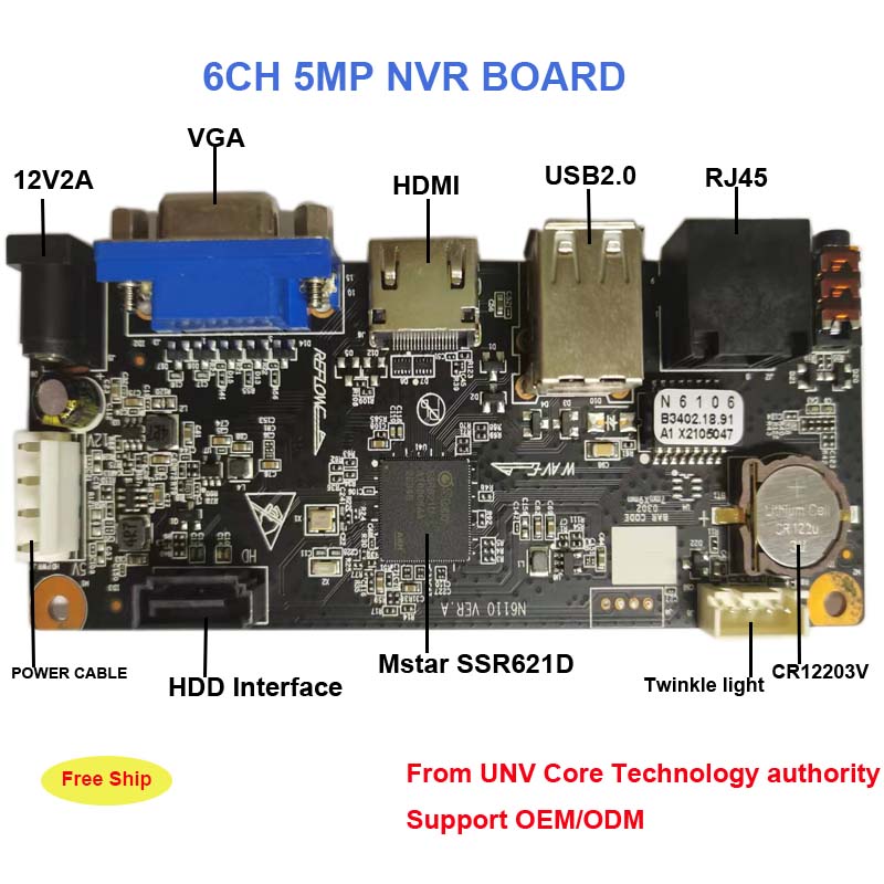 Placa PCB UYC nvr, 8 canales/1 - Home Security Hikvision reseña y precio