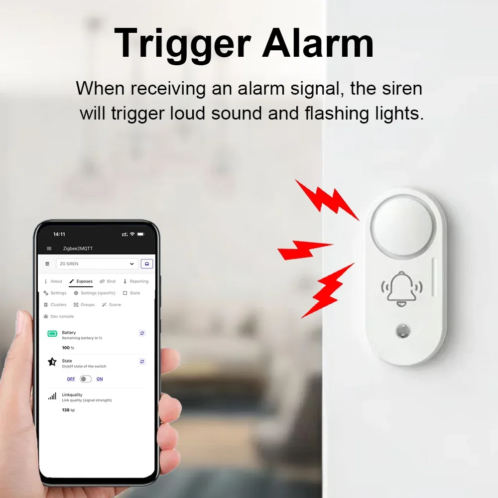 Haozee Zigbee-sirena de alarma - Home Security Options reseña y precio