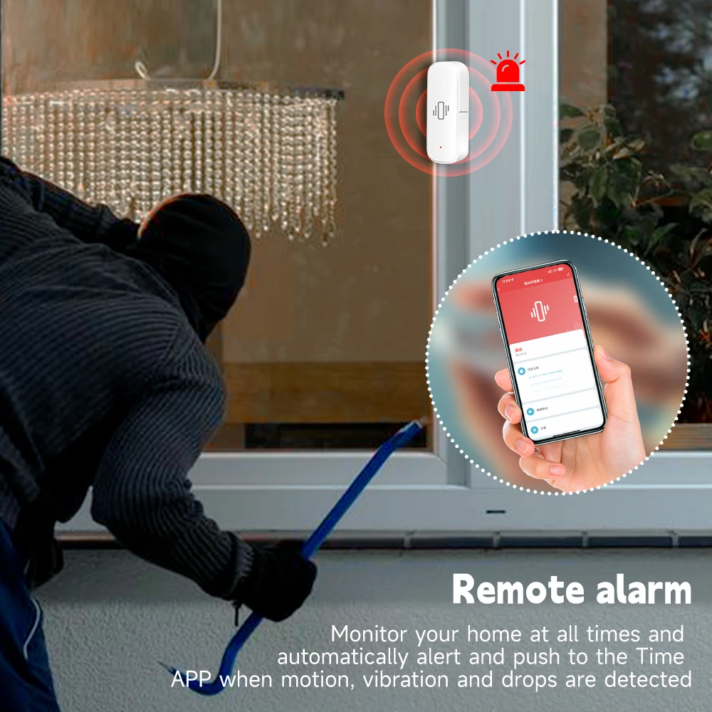 Sensor de Vibración Inteligent - Home Security App reseña y precio