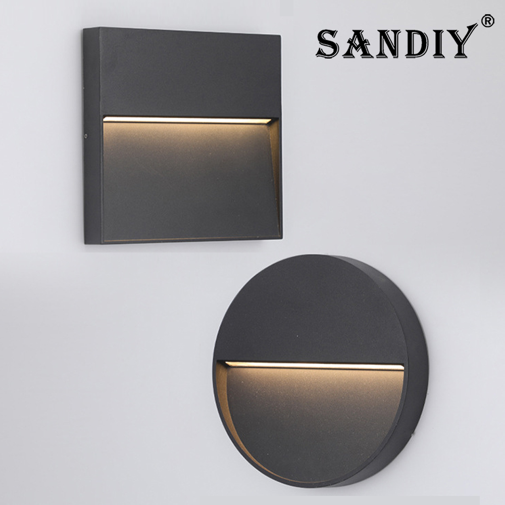 Lámparas de pared LED para ext - Home Security Yard Sign reseña y precio