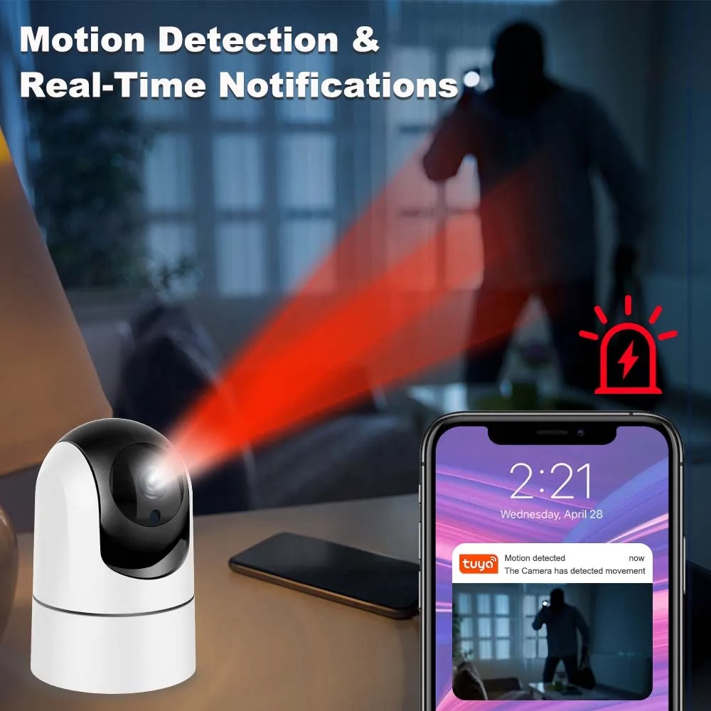 Cámara WiFi de 6MP, Cámara de  - Home Security Google Camera reseña y precio