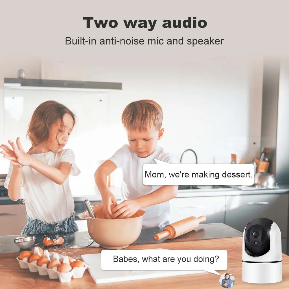 Cámara WiFi de 6MP, Cámara de  - Home Security Google Camera reseña y precio