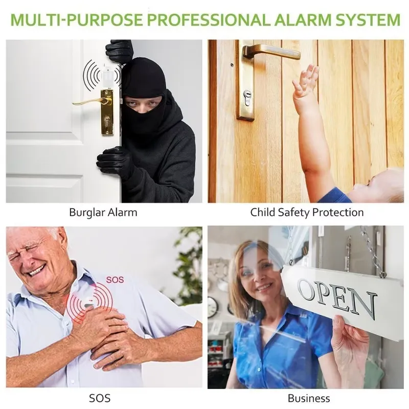 Kit de Alarma Antirrobo para C - Home Security Systems Wireless reseña y precio