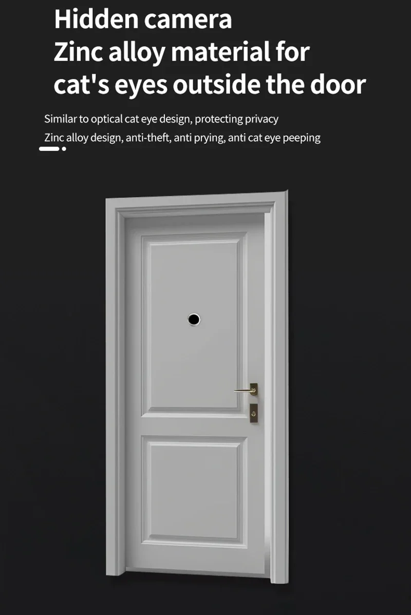 Nuevo WiFi timbre de puerta in - Peephole Camera Viewer reseña y precio
