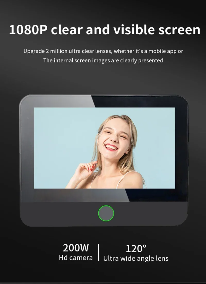 Nuevo WiFi timbre de puerta in - Peephole Camera Viewer reseña y precio