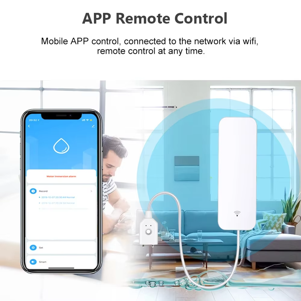 Sensor de Fugas de Agua ZigBee - Home Security With Ai reseña y precio