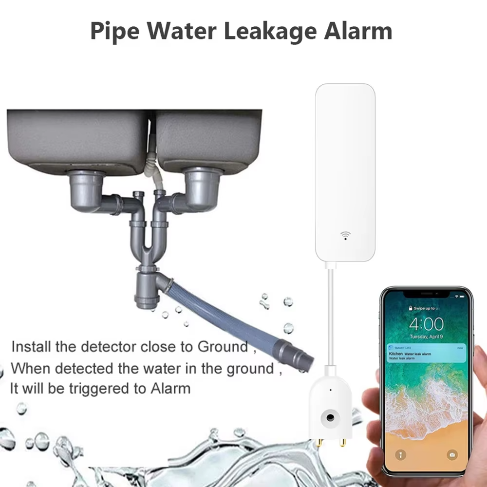 Sensor de Fugas de Agua ZigBee - Home Security With Ai reseña y precio