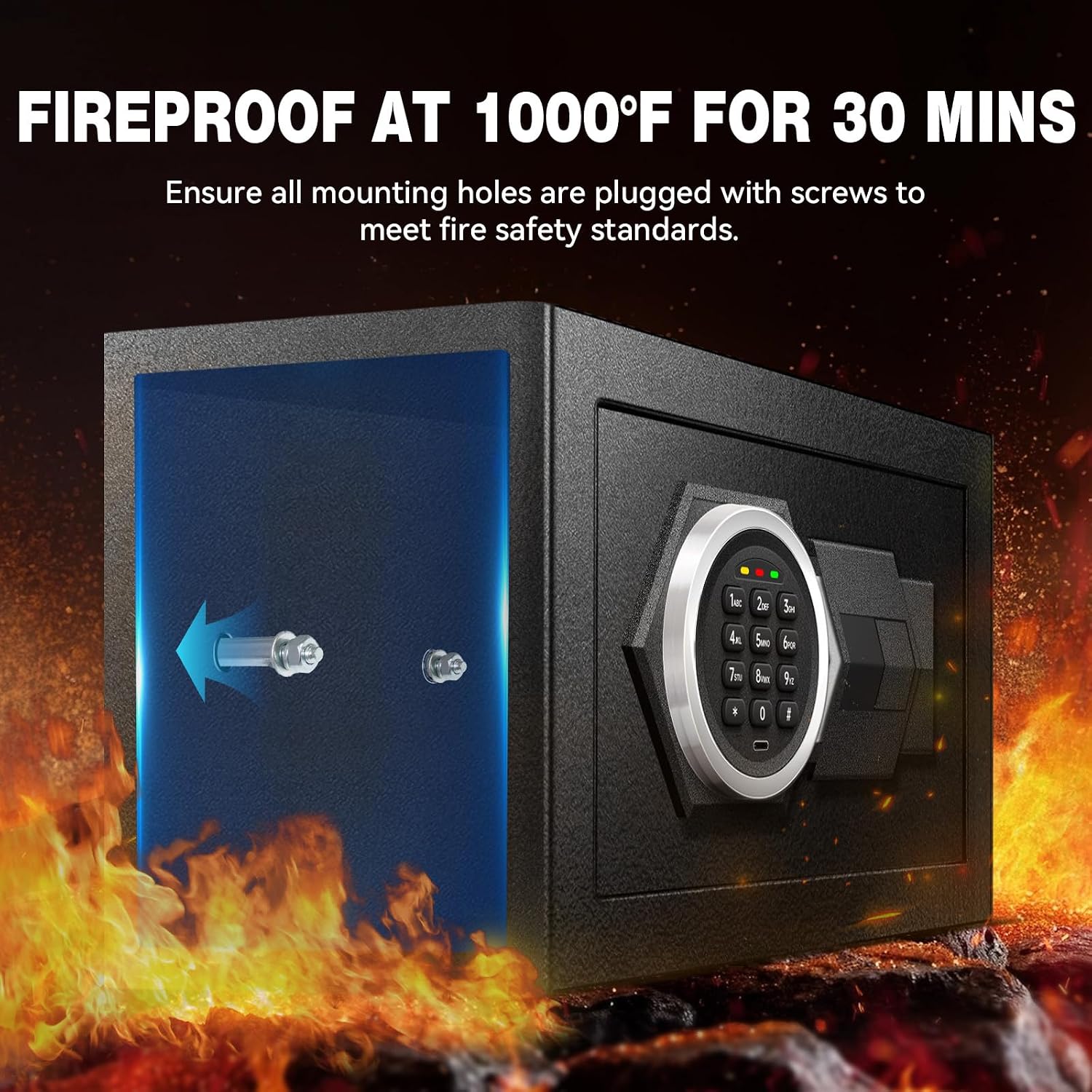Caja Fuerte Ignífuga para el H - Home Security Key Box reseña y precio