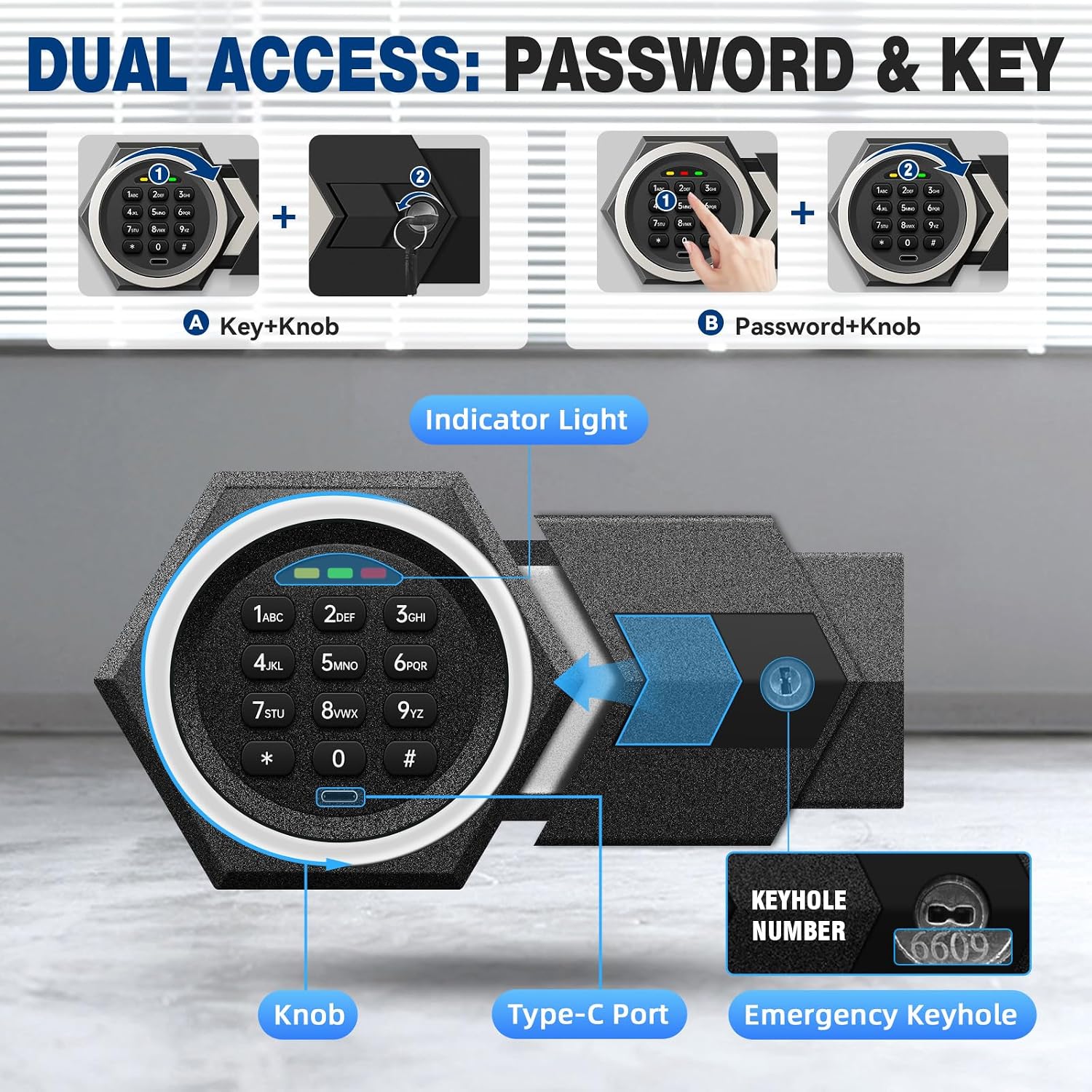 Caja Fuerte Ignífuga para el H - Home Security Key Box reseña y precio