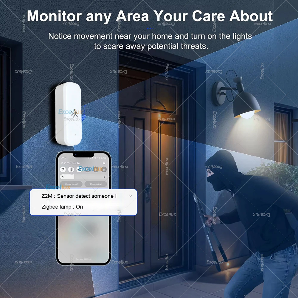 Sensor de movimiento inteligen - Home Security App reseña y precio