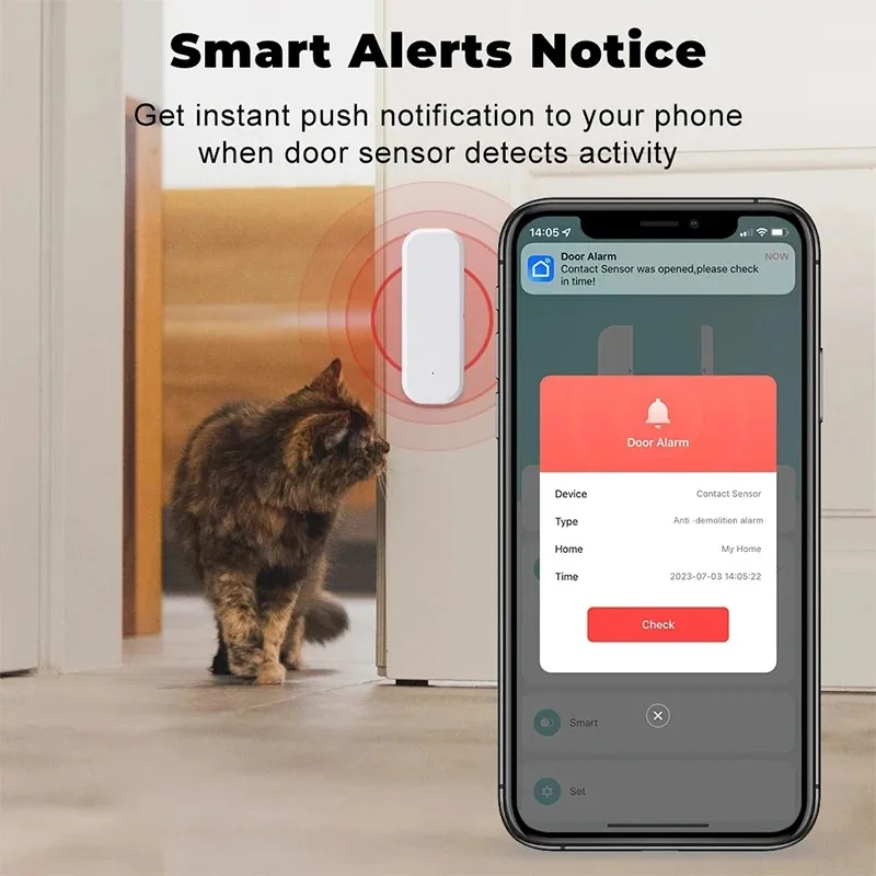 Sensor Inteligente WiFi Tuya p - Home Security With Ai reseña y precio