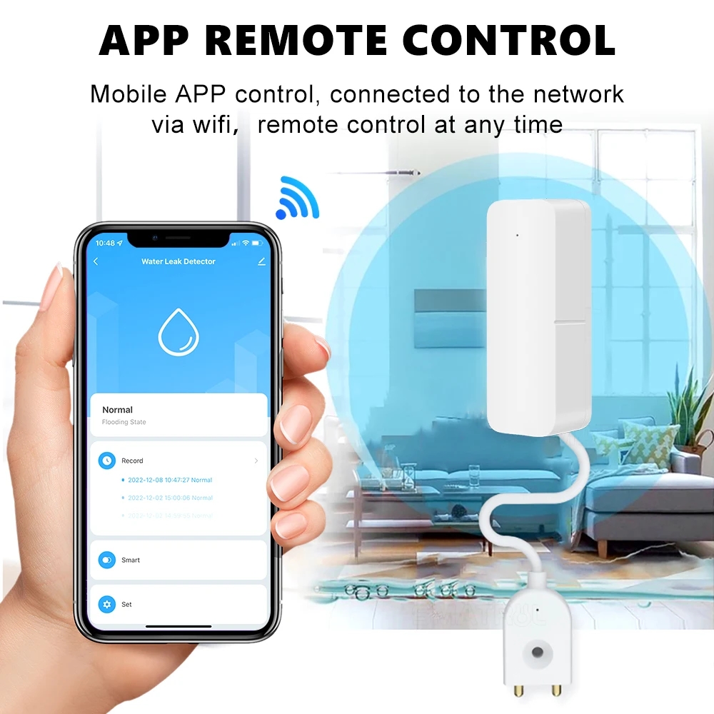 Tuya-Sensor inteligente de fug - Home Security With Ai reseña y precio