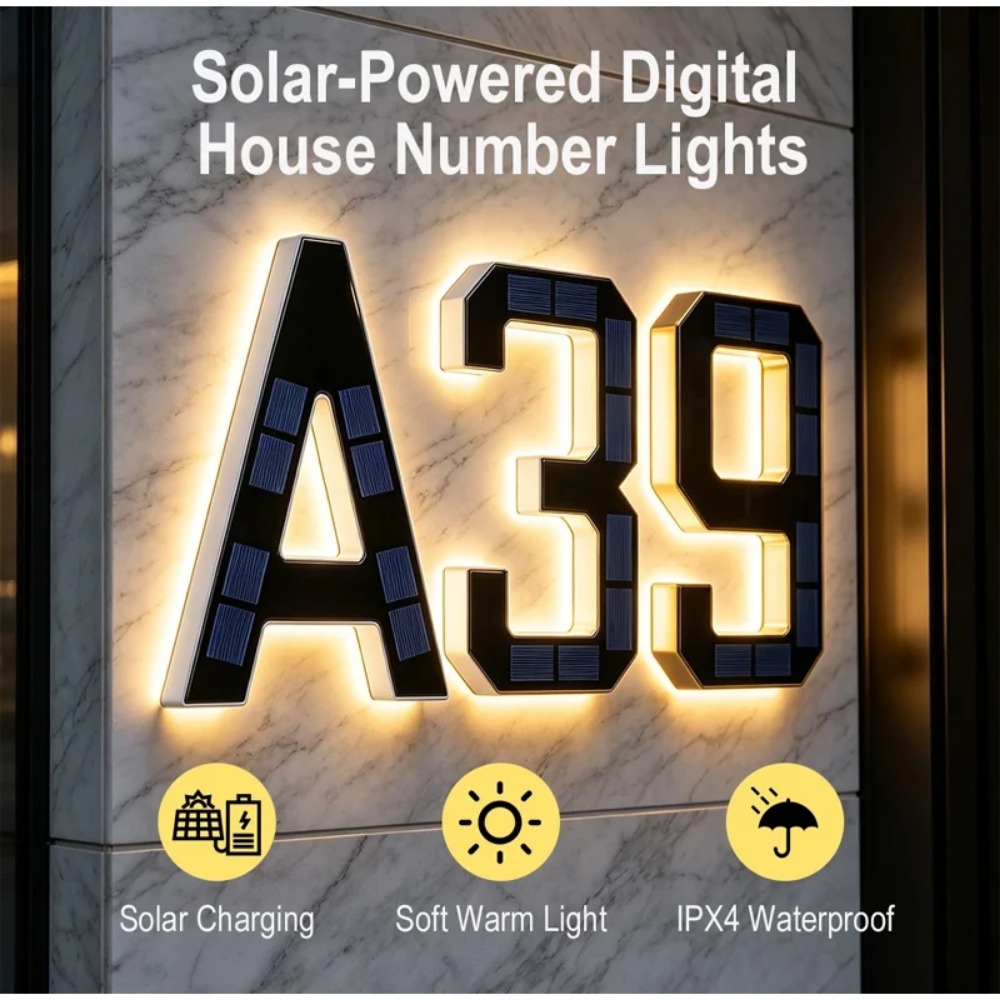 Luz LED Solar Impermeable para - Home Security Yard Sign reseña y precio