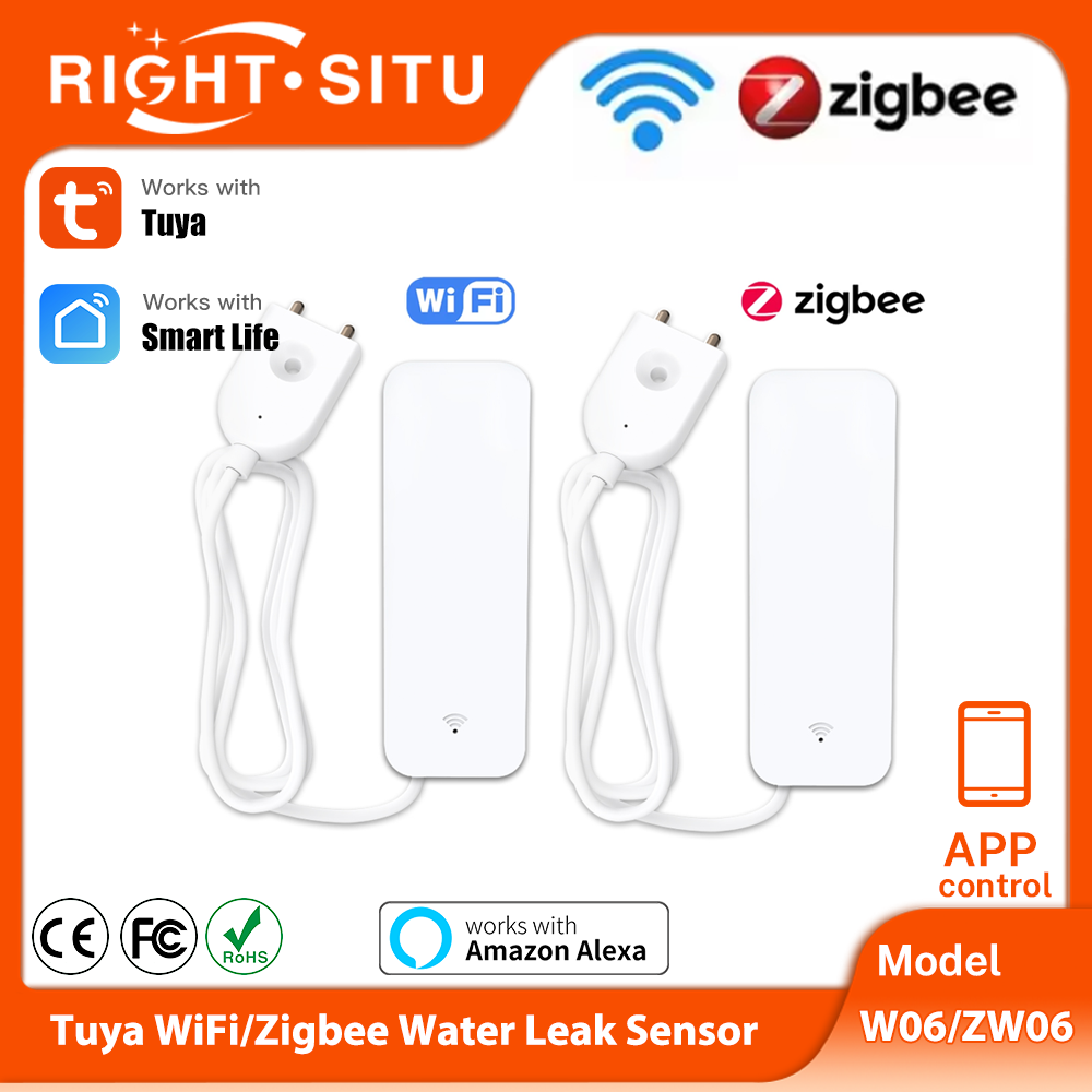 Tuya WiFi Zigbee Sensor de agu - Home Security With Ai reseña y precio