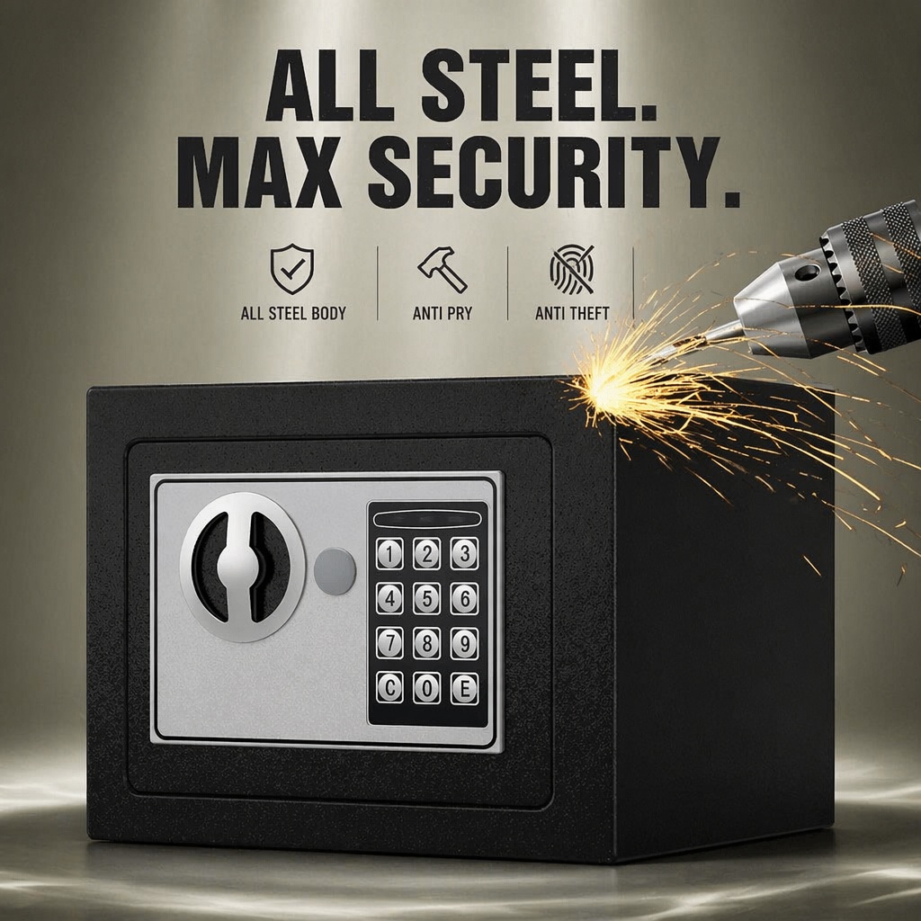 Caja Fuerte Electrónica Digita - Home Security Key Box reseña y precio