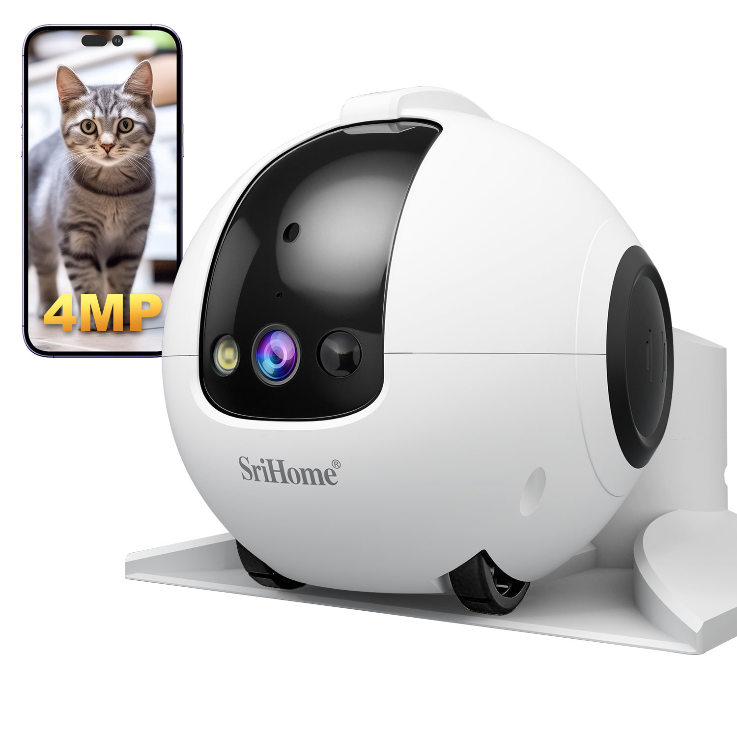 Cámara IP Domo PTZ Inalámbrica - Home Security Robot reseña y precio