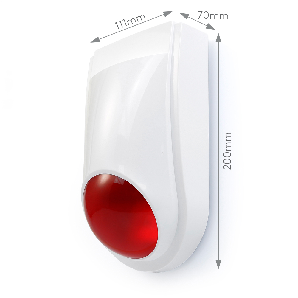 Sirena de flash inalámbrica E6 - Home Security With Ai reseña y precio