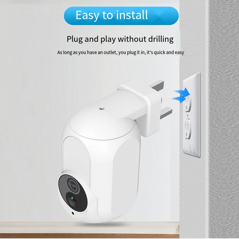 Cámara enchufable de pared Tuy - Home Security Google Camera reseña y precio