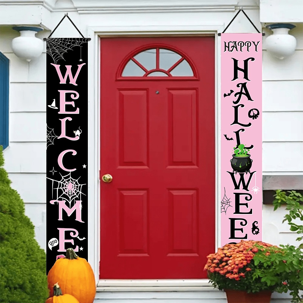 Pancarta de Halloween Rosa y N - Home Security Yard Sign reseña y precio
