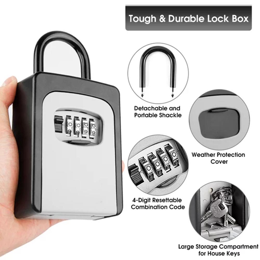 Caja de almacenamiento de llav - Home Security Key Box reseña y precio