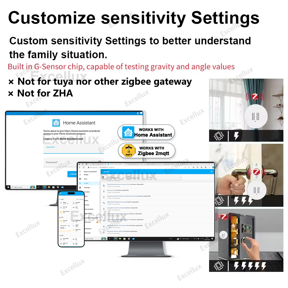 Sensor de vibración inteligent - Home Security App reseña y precio