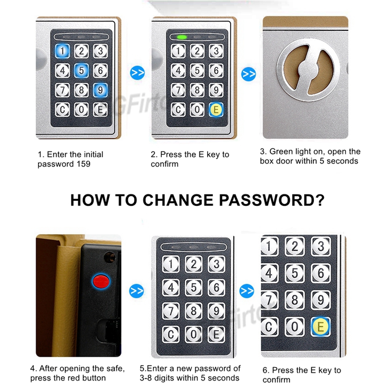 Caja de seguridad con contrase - Home Security Key Box reseña y precio